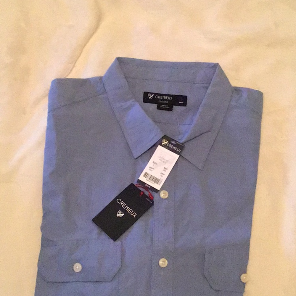 Men’s Cremieux NWT  Long Sleeve Button Down Shirt